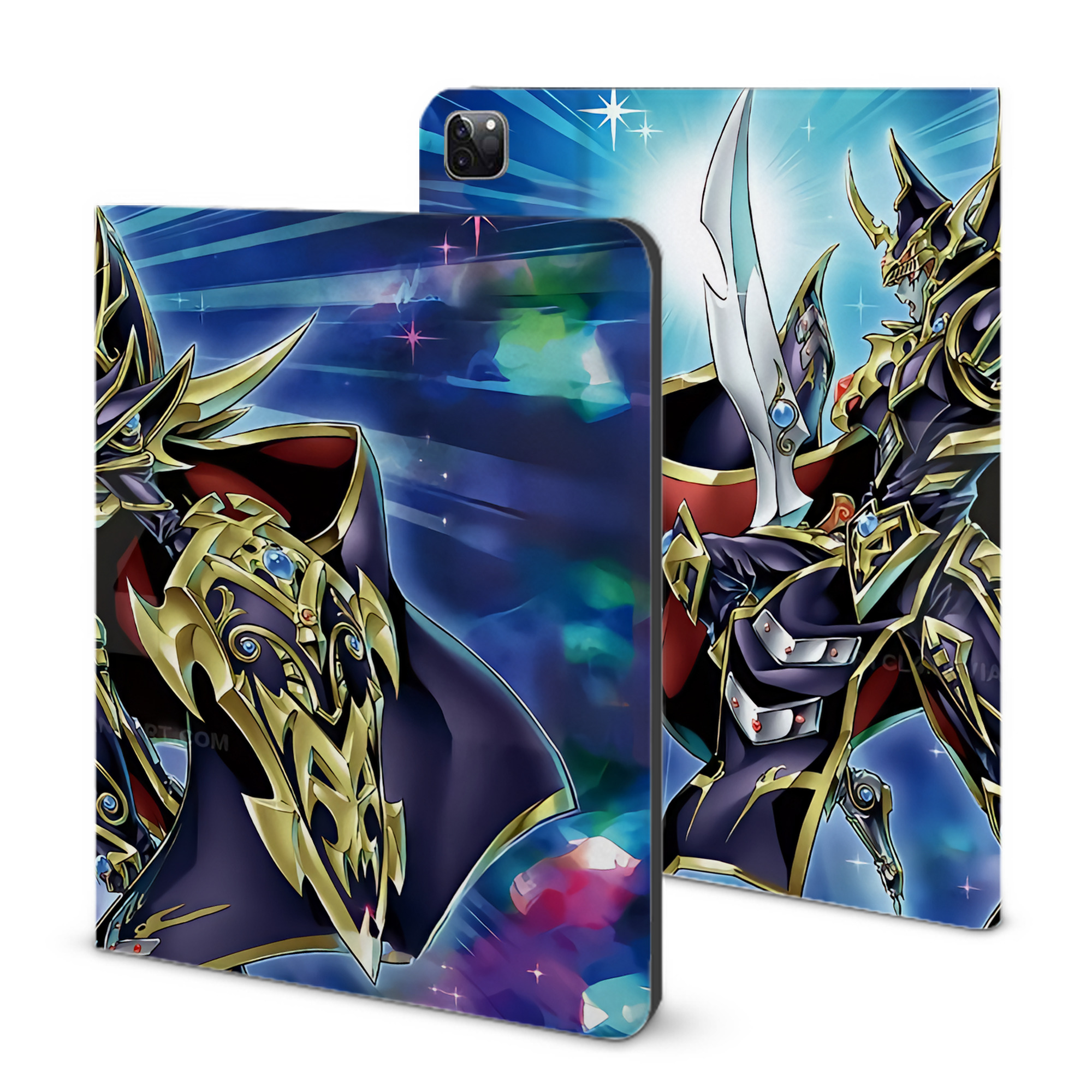 （画像用） 遊☆戯☆王 Yu-Gi-Oh! IPad ケース ブック型 PUレザー TPU 耐衝撃 軽量 薄型 ペン収納なし 全面保護 IPad 各モデル対応